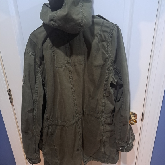 Abercrombie & Fitch Olive Military Jacket - Picture 8 of 9